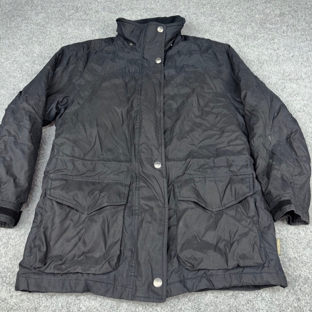 Pacific Trail Outdoor Wear Parka Jacket Mens Medium Black Winter Coat Full Zip